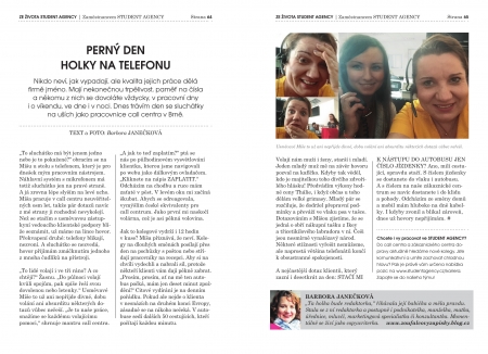 Perný den holky na telefonu